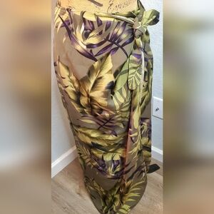 Tommy Bahama Silk Plaid Skirt